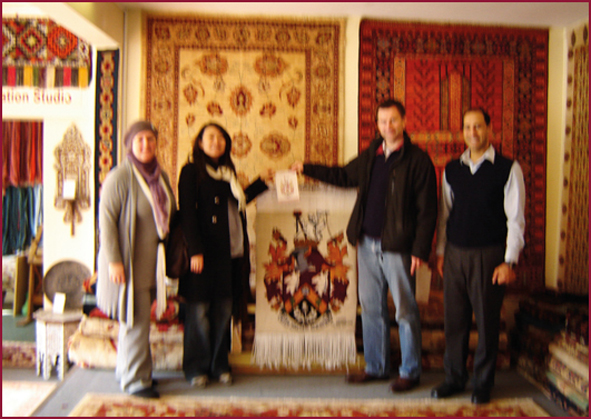 Rt Hon Jeremy Hunt visits The Oriental Rug Gallery Ltd, Haslemere Surrey.jpg