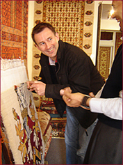 Rt Hon Jeremy Hunt with Anas at The Oriental Rug Gallery Ltd, Haslemere Surrey.jpg