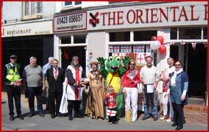 St George's Day 2010 at The Oriental Rug Gallery Ltd, Wey Hill Haslemere.jpg