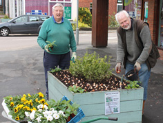 WIB Treasurer William King & President K Griffiths planting out.jpg