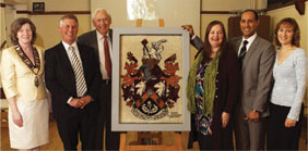 Mayor Melanie, lHaslemere Museum with The Oriental Rug Gallery